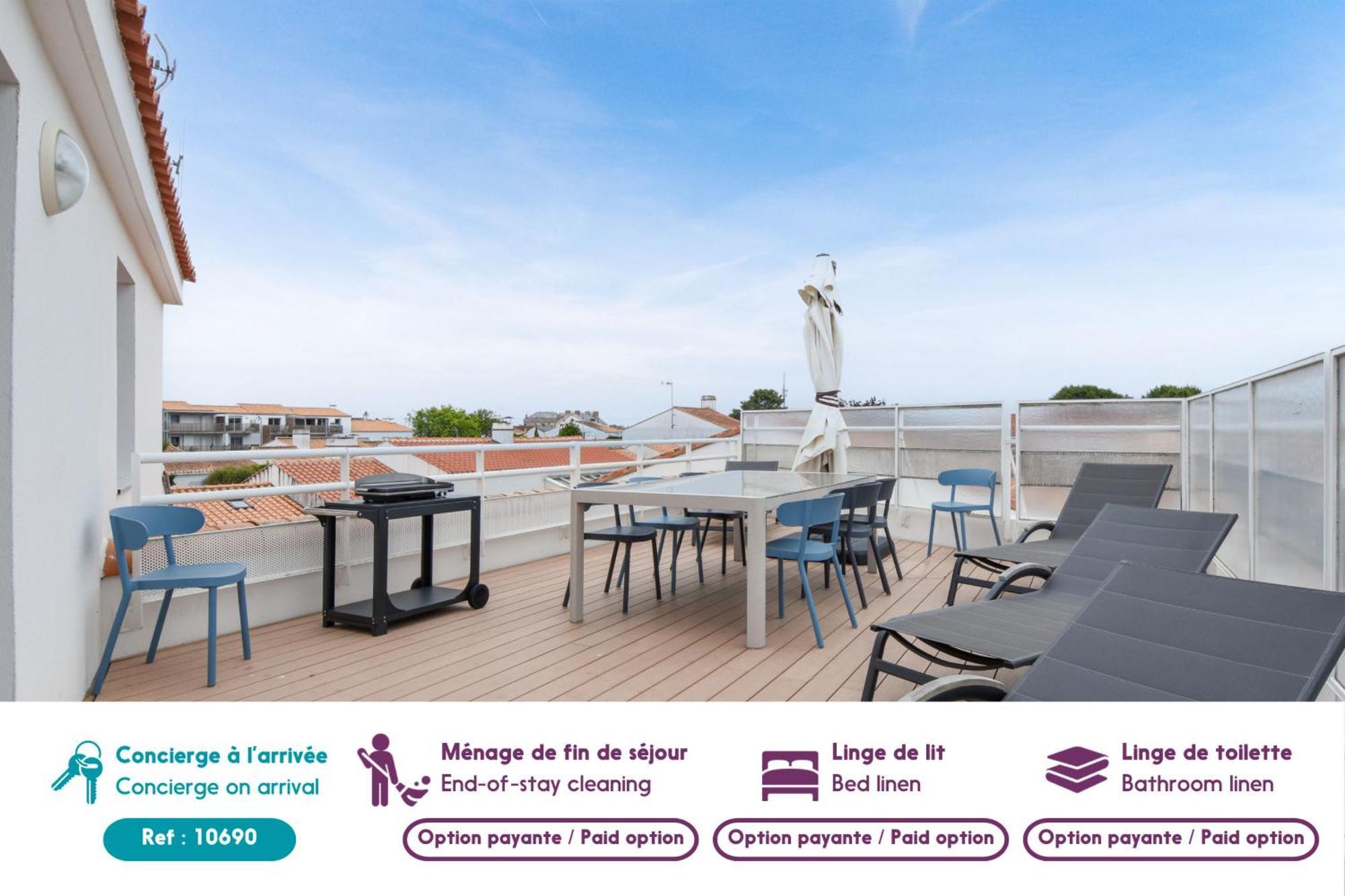 Apartment Appart Pour 6 Adultes Et 2 Enfants Avec Terrasse Noirmoutier-en-l'Ile